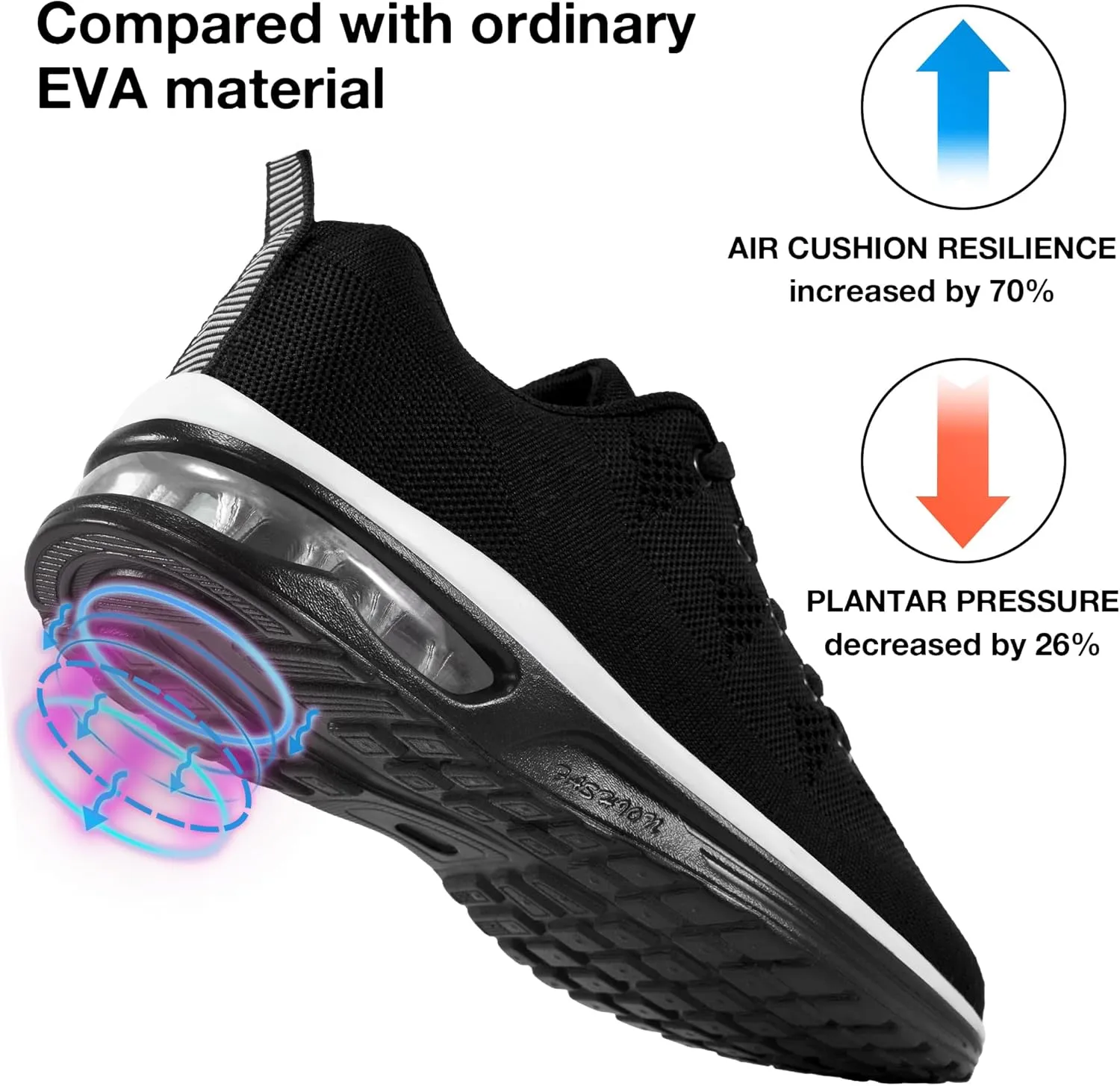 Alicegana Women's Athletic Sneakers Comfortable Walking Sport Breathable Running Air Cushion Casual Tennis Gym Shoes