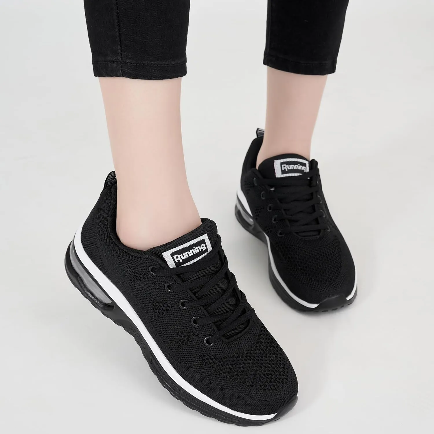 Alicegana Women's Athletic Sneakers Comfortable Walking Sport Breathable Running Air Cushion Casual Tennis Gym Shoes