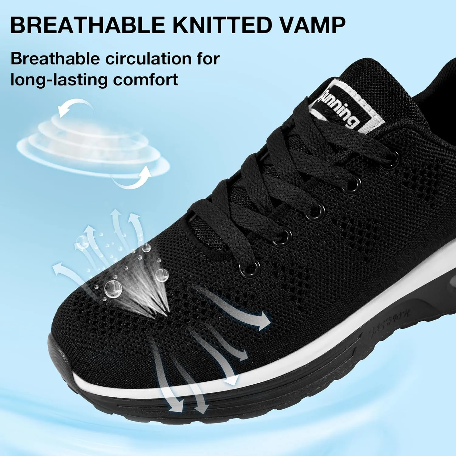 Alicegana Women's Athletic Sneakers Comfortable Walking Sport Breathable Running Air Cushion Casual Tennis Gym Shoes
