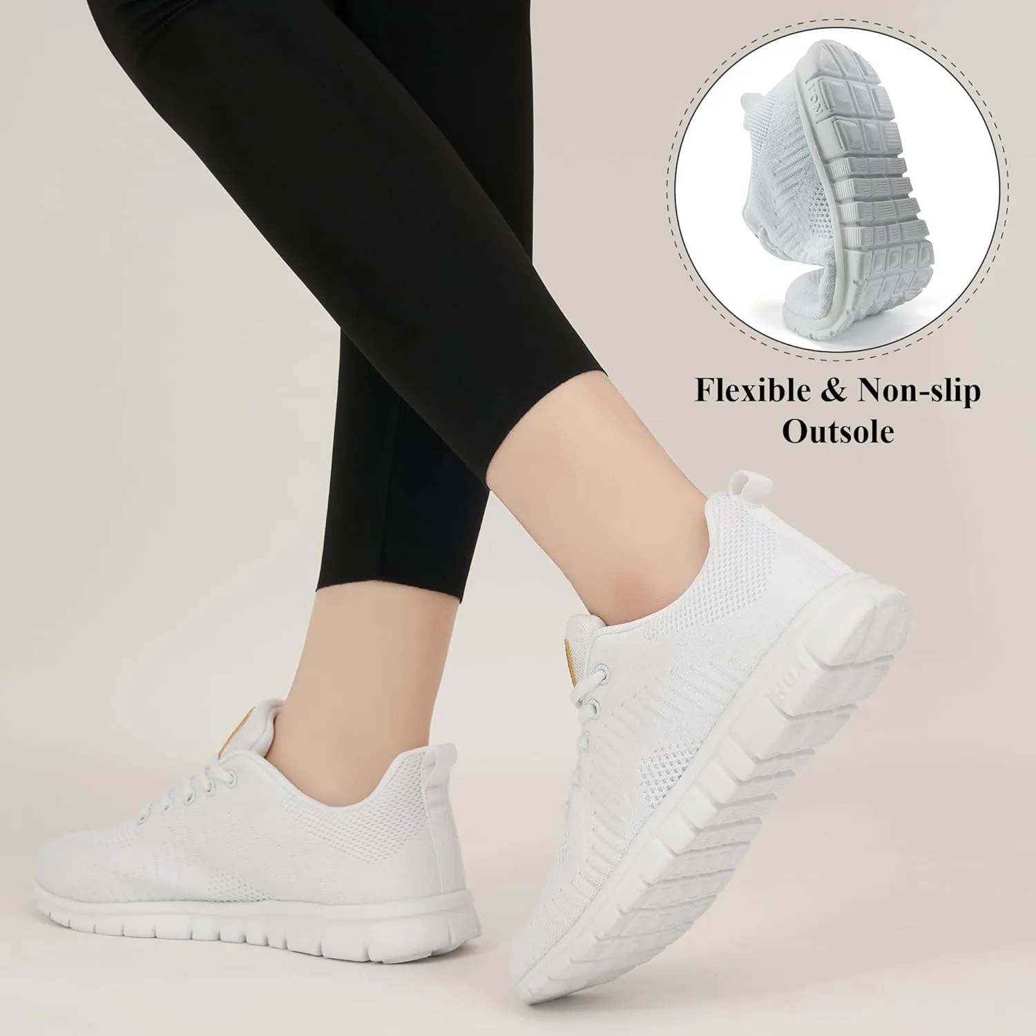 Alicegana Womens Sneakers Tennis Shoes Lightweight Non Slip Casual Walking Running