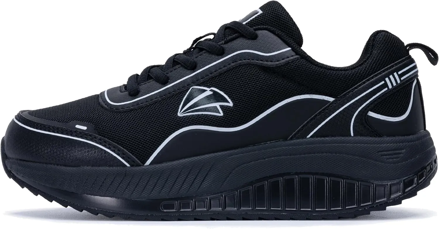 AOV Womens Walking Shoes with Arch Support Plantar Fasciitis Sneakers Gym Tennis for Foot and Heel Pain Relief