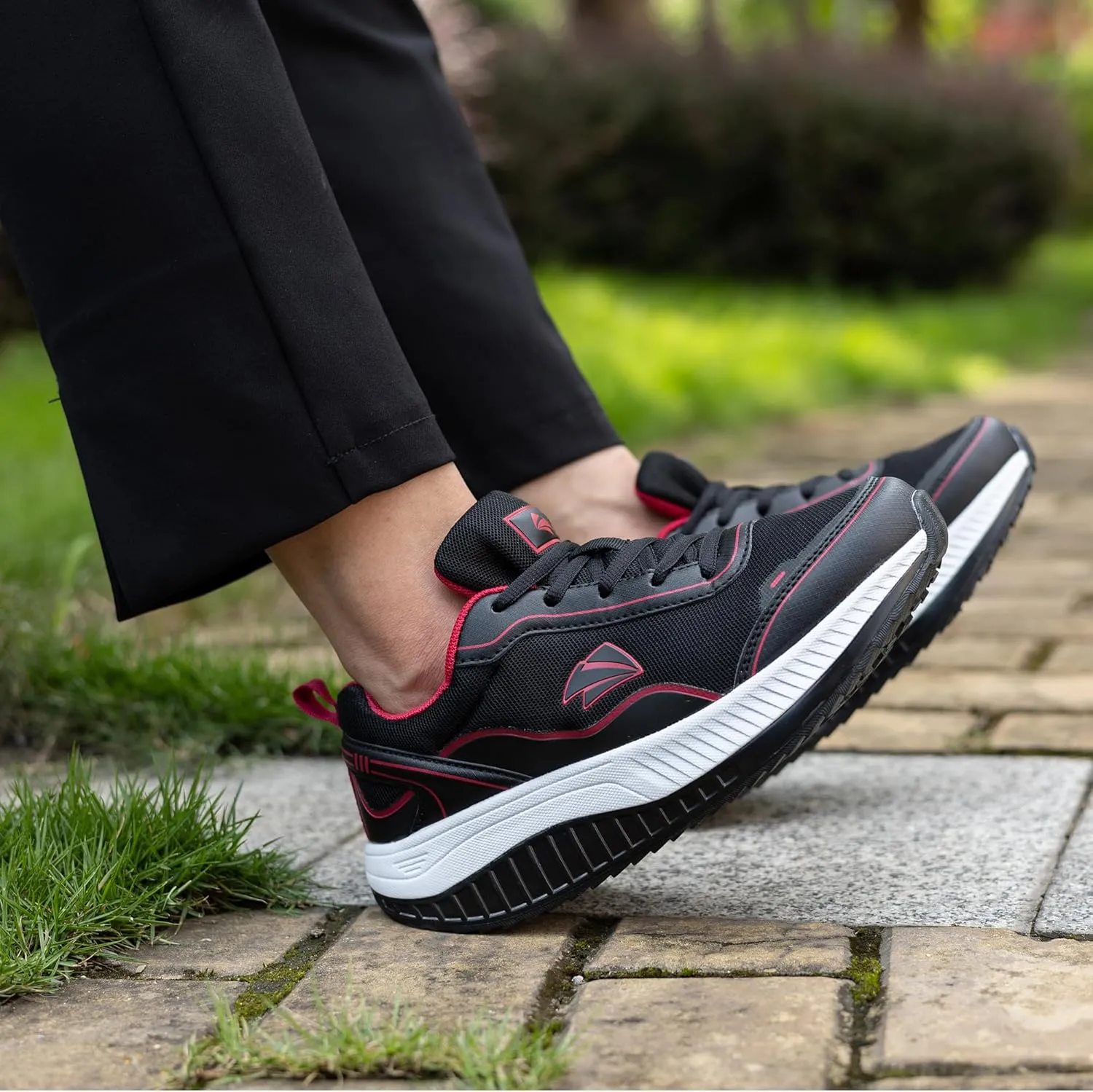 AOV Womens Walking Shoes with Arch Support Plantar Fasciitis Sneakers Gym Tennis for Foot and Heel Pain Relief