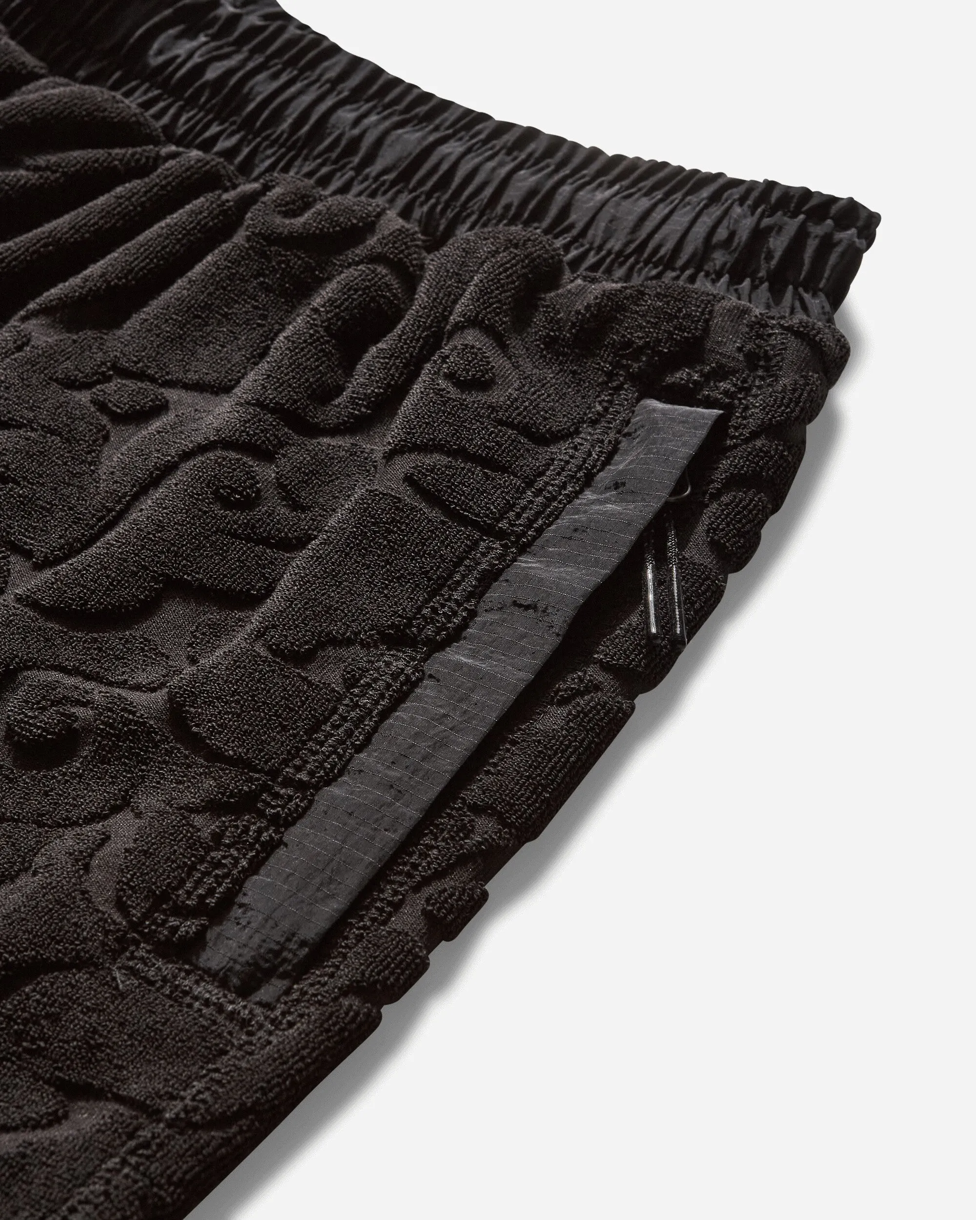 Aries Toweling Shorts Black
