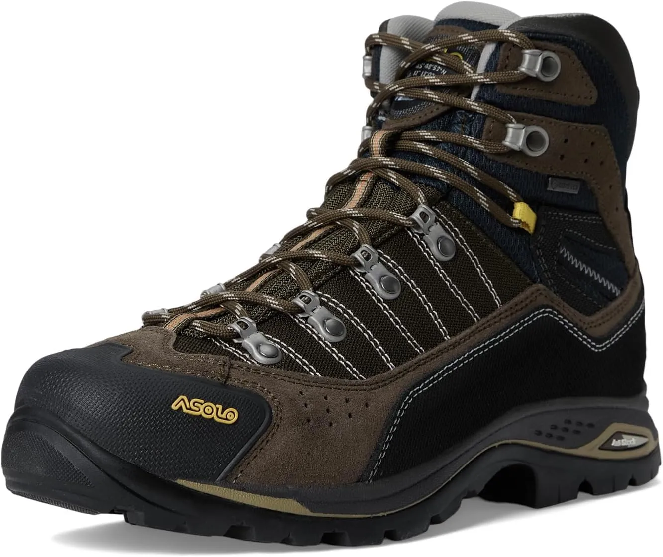 ASOLO Men's DRIFTER I EVO GV Water-Resistant mm 1.6-1.8 mm Suede Cordura Breathable Cushioned Hiking Boots | Rubber Cap