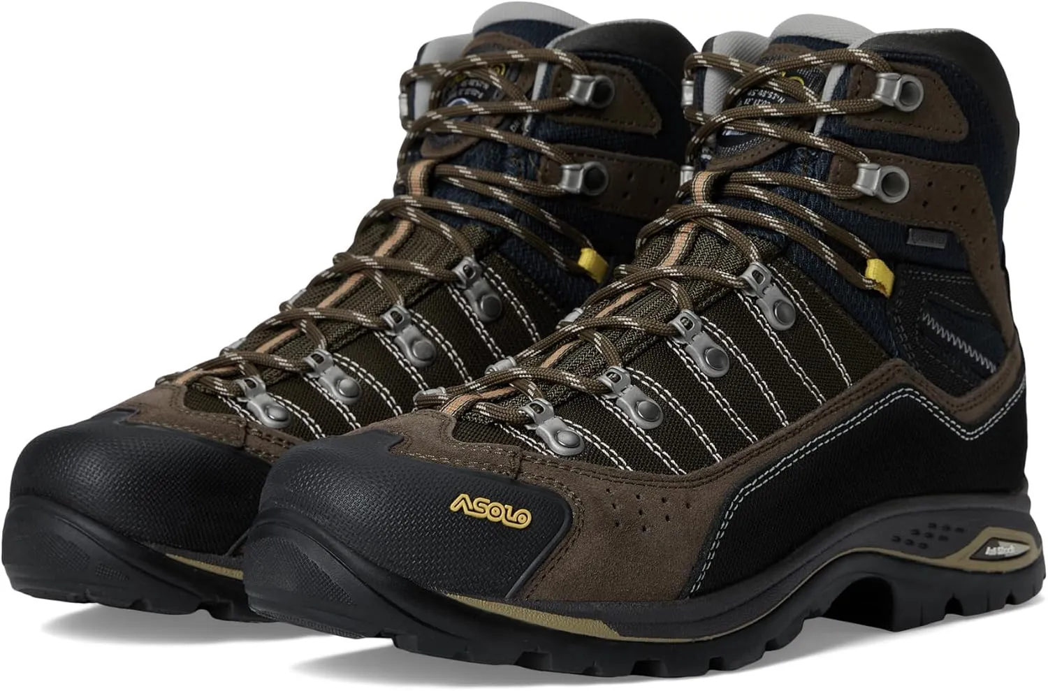 ASOLO Men's DRIFTER I EVO GV Water-Resistant mm 1.6-1.8 mm Suede Cordura Breathable Cushioned Hiking Boots | Rubber Cap