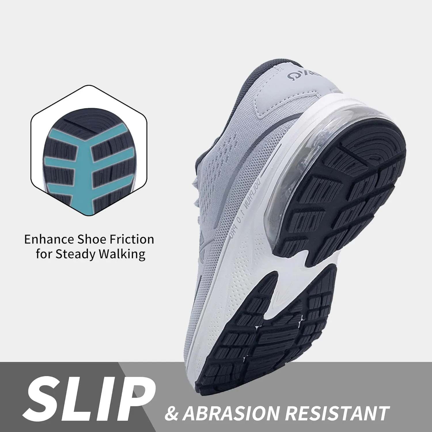 Autper Women's Running Shoes Wide Toe Box Sneakers Women Air Comfortable Arch Support Walking Tennis Athletic Shoes for Jogging Workout Gym Sports US6-11