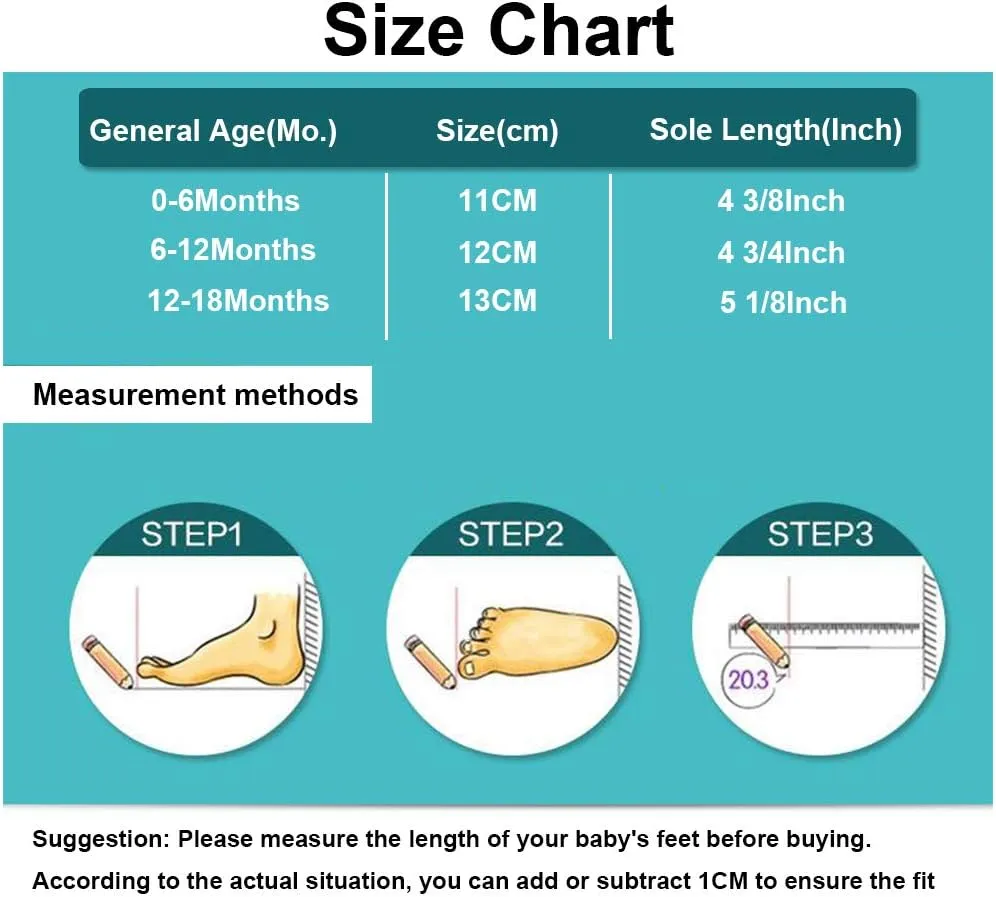 Baby Girls Mary Jane Flats Shoes Moccasins Rubber Non-Slip Soft Sole Toddler Princess Dress Shoes
