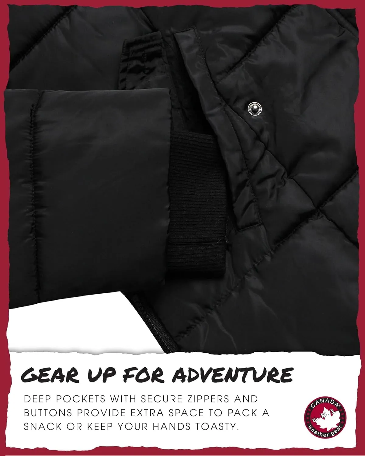 CANADA WEATHER GEAR Women's Winter Jacket - Heavyweight Long Length Bubble Puffer Parka (S-3X)