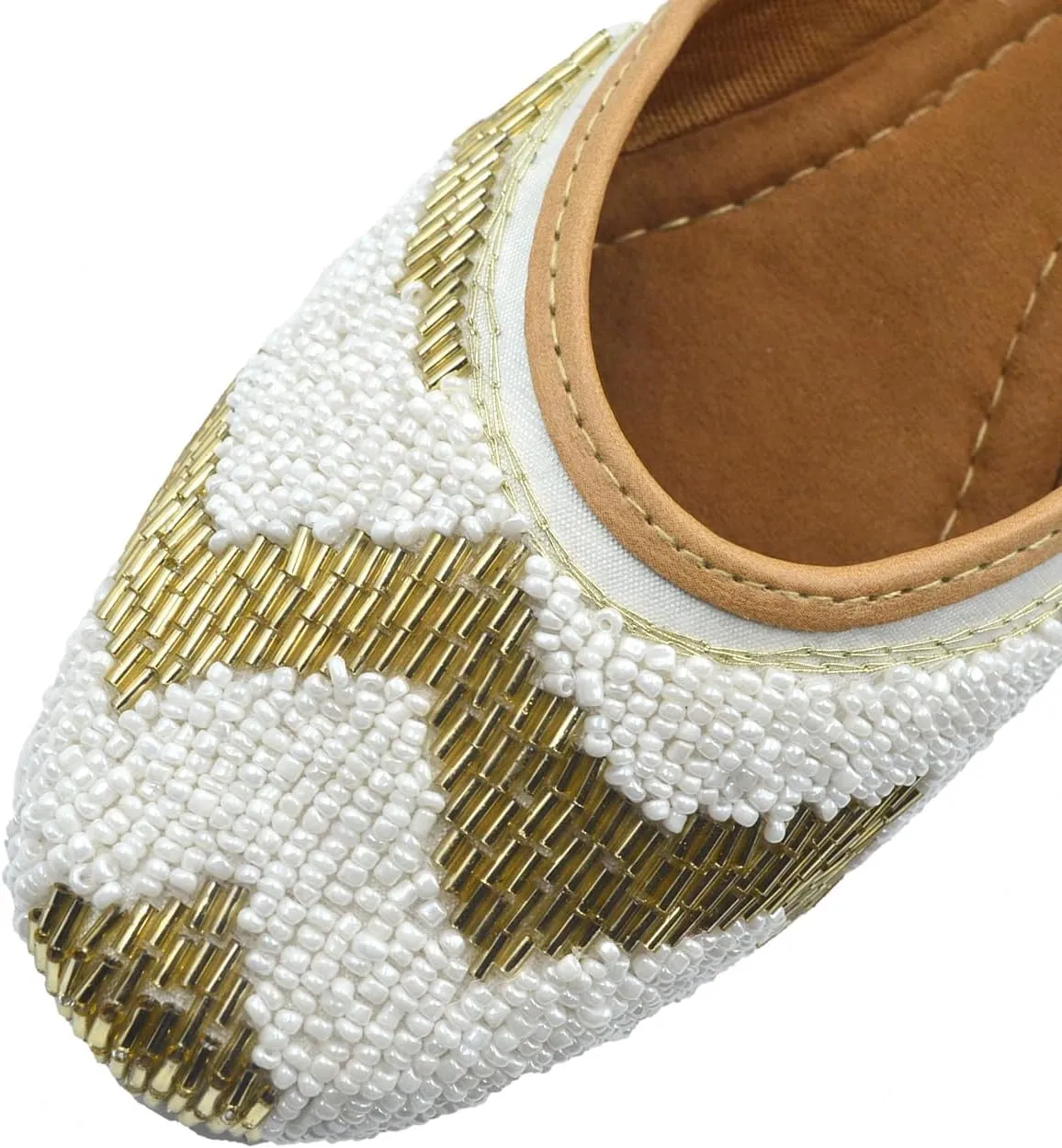 Chandrakala Bridal Mojaris for Women Flats Punjabi Jutti Pink (WF150-P)