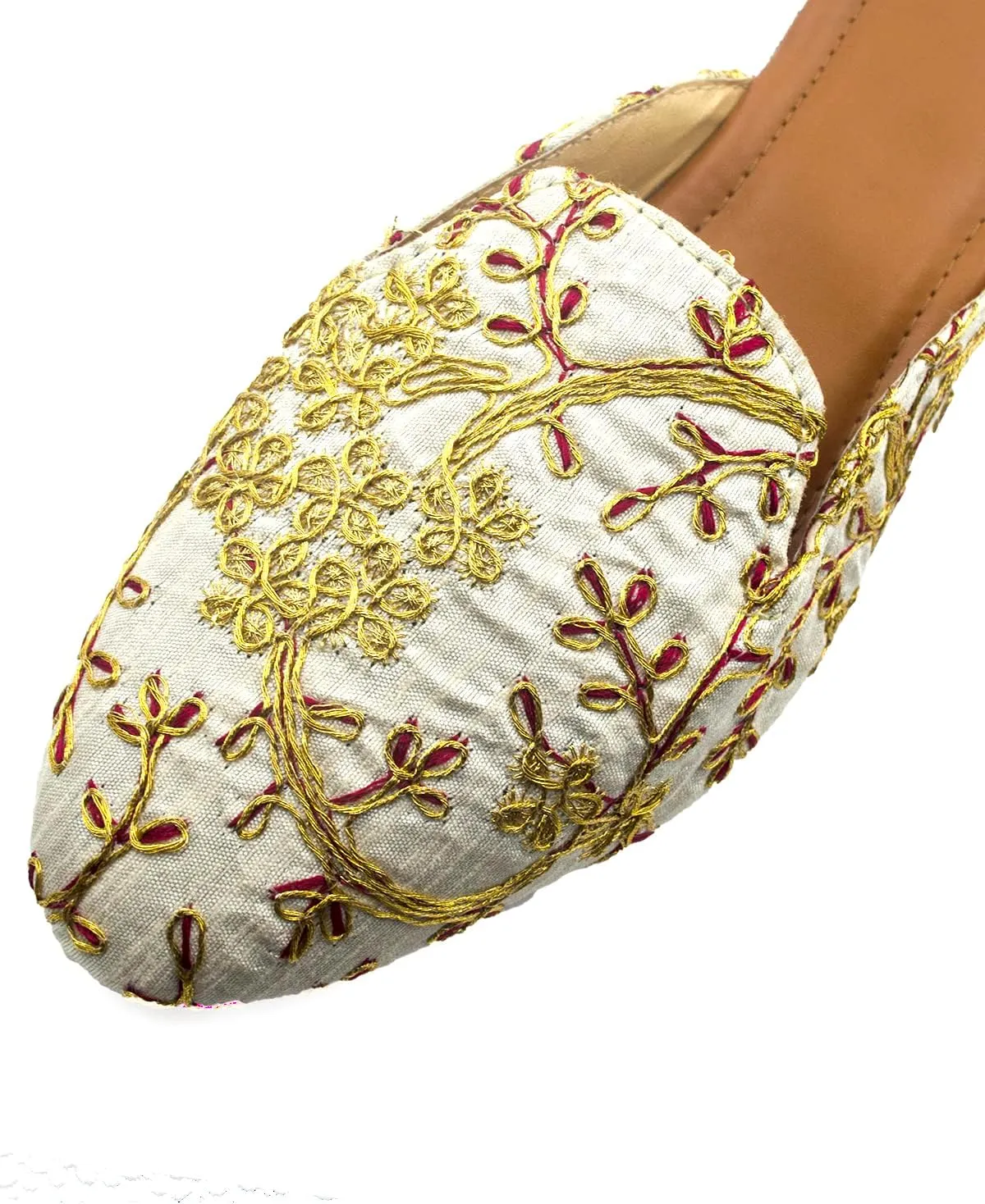 Chandrakala Bridal Mojaris for Women Flats Punjabi Jutti (WF138-P)