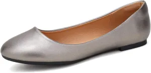 CIOR Women Ballet Flats Classy Simple Casual Slip-on Comfort Walking Shoes