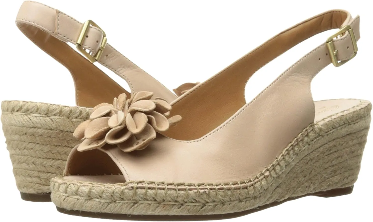 Clarks Womens Petrina Bianca Applique Espadrilles