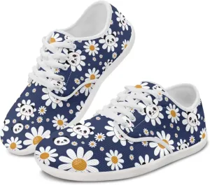 Coloranimal Womens Sneakers Barefoot Shoes Women Casual Walking Shoes Lace Up Shoes Wide Toe Box Shoes Fashion Sneakers Lightweight Footwear