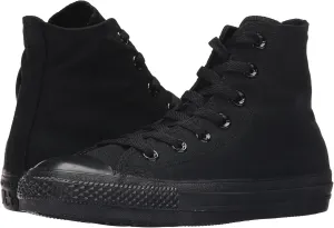 Converse Unisex Chuck Taylor All Star High Top Sneakers Black/White (46 M EU / 13.5 B(M) US Women / 11.5 D(M) US Men, Black Monochrome)