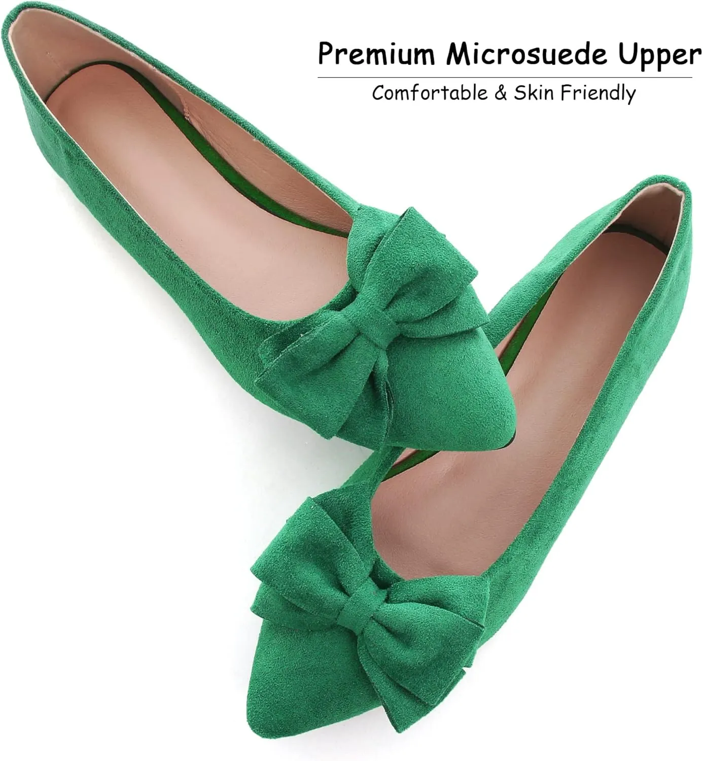 Dear Time Women's Ballet Flats Dress Ballet Shoes Slip on for Office Work Comfortable Shoes