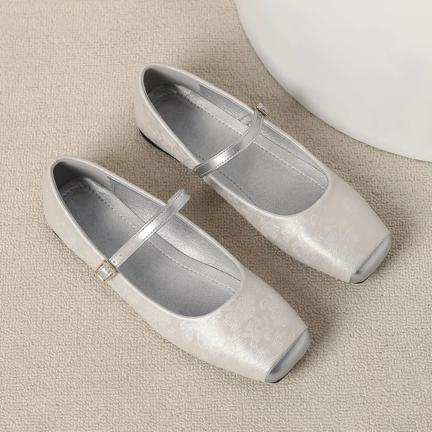 Dear Time Women's Mary Jane Flat Shoes Casual Simple Ballets Comfortable Dressy Office Walking Shoes