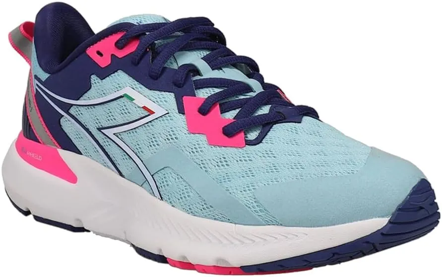 Diadora Womens Mythos Blushield Volo 3 Running Sneakers Shoes - Blue