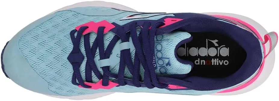 Diadora Womens Mythos Blushield Volo 3 Running Sneakers Shoes - Blue