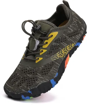 DimaiGlobal Kids Barefoot Shoes Boys Trail Running Shoes Girls Running Shoes Sneakers Athletic Tennis Shoes Toddler Little Kid Big Kid