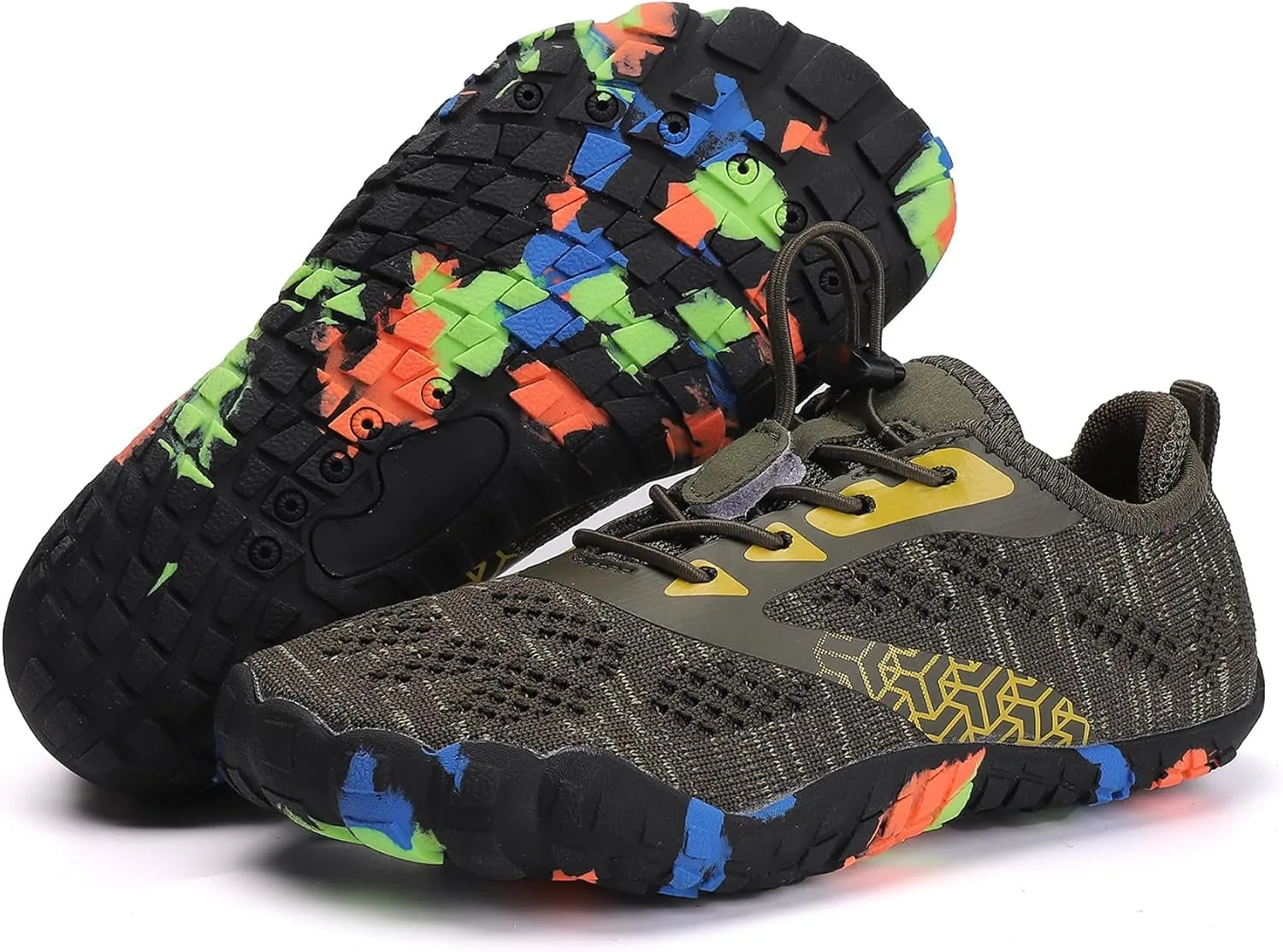 DimaiGlobal Kids Barefoot Shoes Boys Trail Running Shoes Girls Running Shoes Sneakers Athletic Tennis Shoes Toddler Little Kid Big Kid