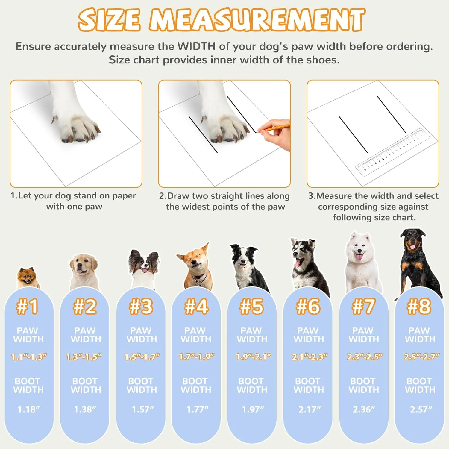 Dog Shoes for Medium Large Size, Breathable Dog Shoe for Hot Pavement, Dog Booties and Paw Protectors, Non-Slip Waterproof Dog Sandals Boots with Reflective for Rain, Summer, Hiking, Snow (Size 3)