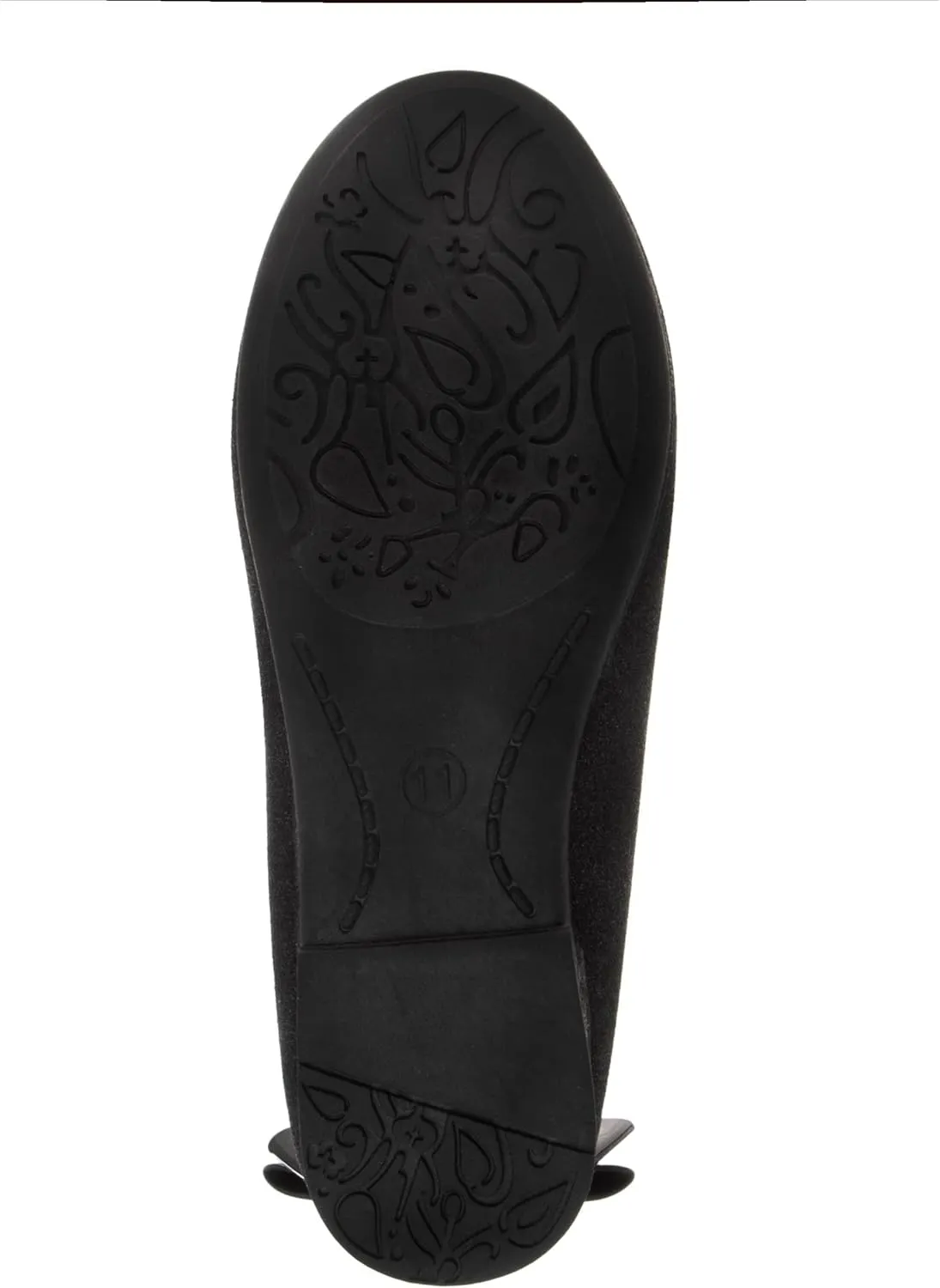 Dress Casual Ballerina Flats-Bow Charms Studs Straps