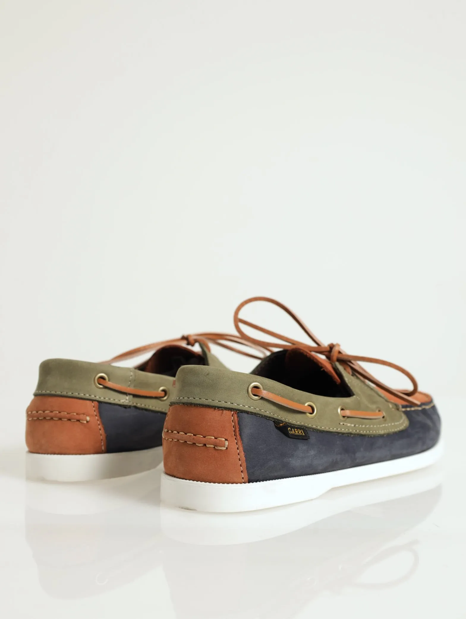 Fashion 3 Tone Boat Shoe - Navy