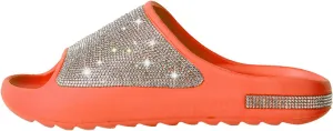 Fashion Crystal Slides for Women Summer Bling Sandals for Girls Women's Diamond Slippers with Glitter