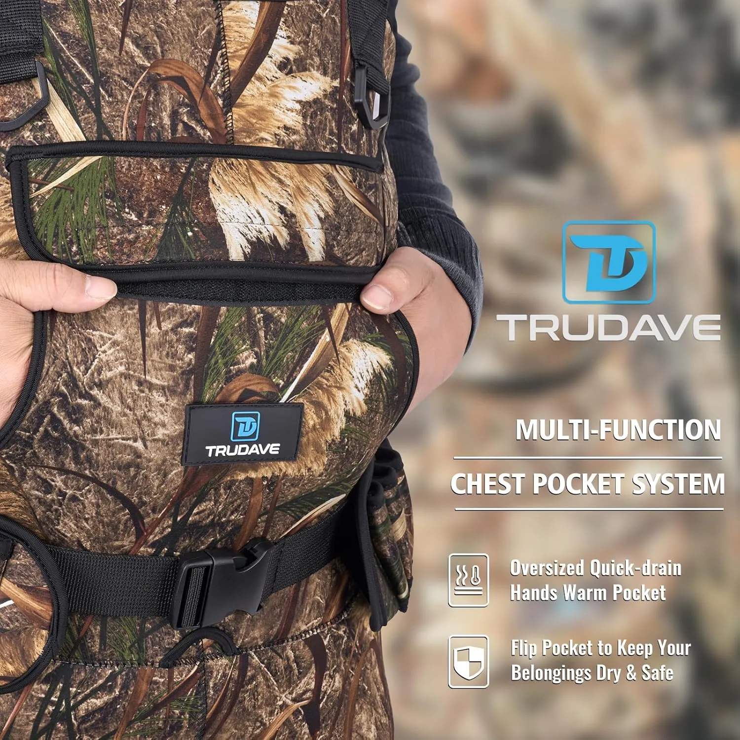 Fishing Waders for Men, Chest Waders with Boots Waterproof for Men & Women, Neoprene Waders for Hunting & Fishing