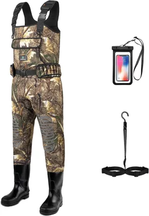Fishing Waders for Men, Chest Waders with Boots Waterproof for Men & Women, Neoprene Waders for Hunting & Fishing