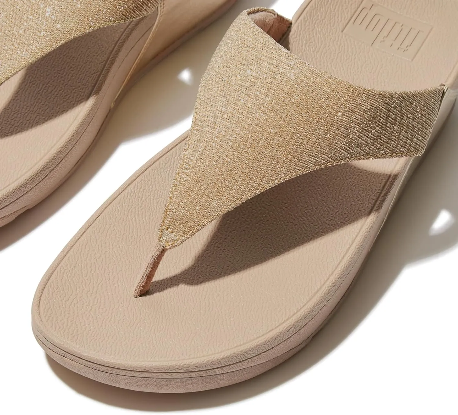 FitFlop Women's Lulu Shimmerlux Toe-Post Sandals Wedge