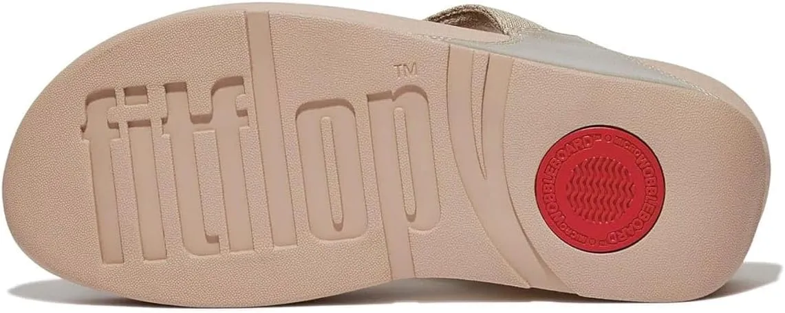 FitFlop Women's Lulu Shimmerlux Toe-Post Sandals Wedge