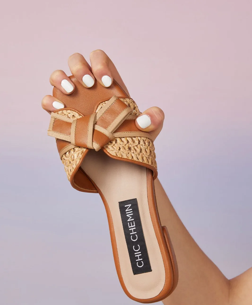 FLATS CHIC NOEUD CAMEL