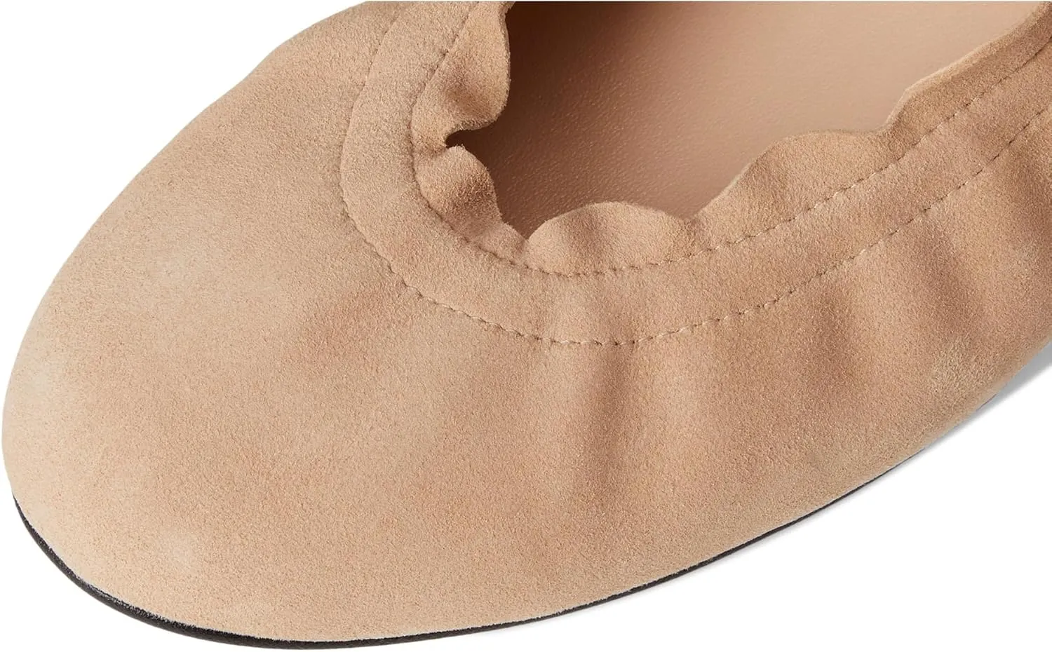 French Sole Women's Cuff Ballet Flat