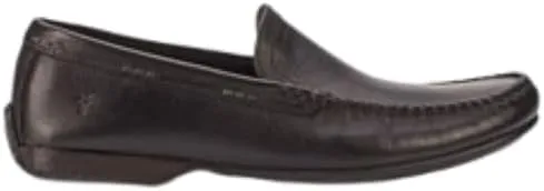 Frye Lewis Venetian Loafers for Men Hand-Crafted with Antique Pull-Up Leather with Moccasin Construction, Full Rubber Outsole, and Modified Heel