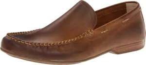 Frye Lewis Venetian Loafers for Men Hand-Crafted with Antique Pull-Up Leather with Moccasin Construction, Full Rubber Outsole, and Modified Heel