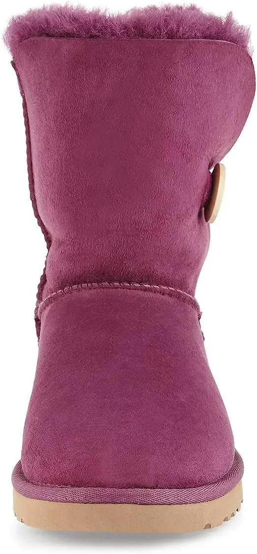 FSJ Women Winter Mid Calf Snow Boots Round Toe Flat Warm Fur Low Heel Comfy Shoes Size 4-15 US