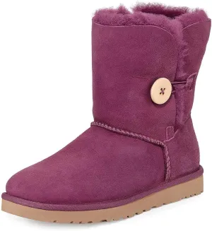 FSJ Women Winter Mid Calf Snow Boots Round Toe Flat Warm Fur Low Heel Comfy Shoes Size 4-15 US