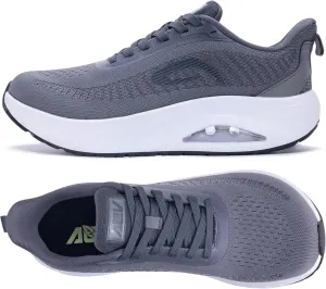 GANNOU Wide Toe Box Shoes for Men Arch Support Walking Shoes Plantar Fasciitis Orthotic Tennis Sneakers