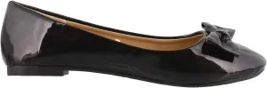 Girls Josmo, Bow Dressy Flats Black Patent