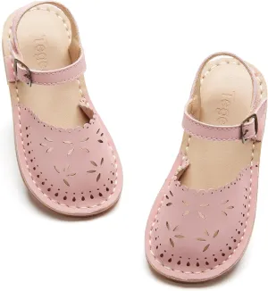Girls Sandals 3-12 Years | Dressy & Play Shoes | Leather-Like for Outdoor School