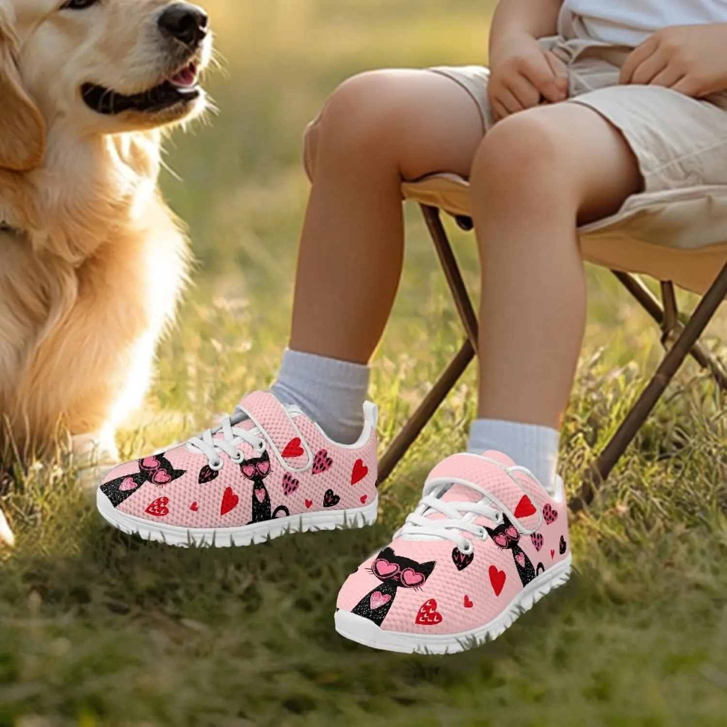 Girls Shoes Kids Slip On Sneakers Lightweight Summer Athletic Non-Slip