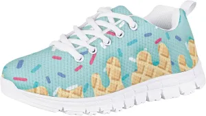 Girls' Sneakers Kids Fashion Running Shoes for School Outdoor Sport Wear,Cute Sneaker for Teen Girls