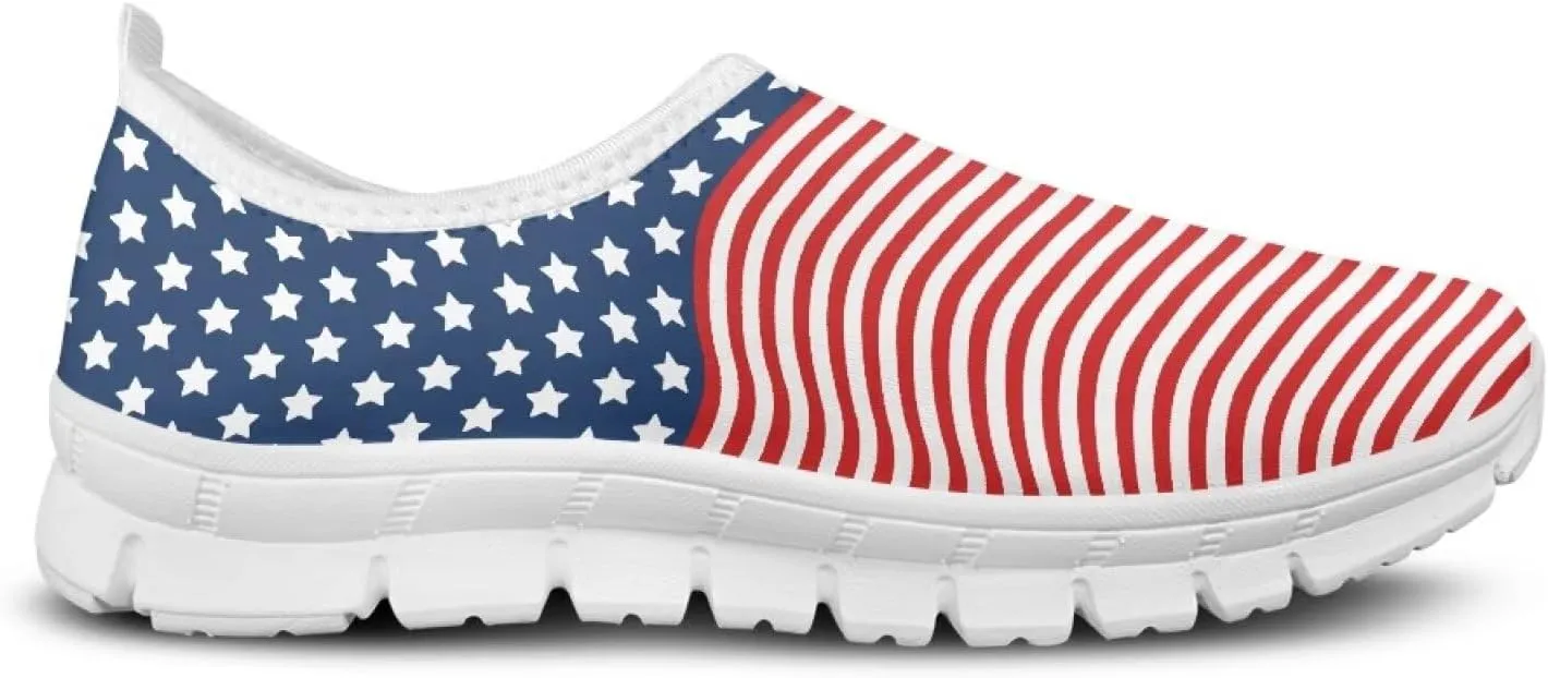 GOSTONG Sneakers for Women Slip on Home Loafers Non Slip Comfort Athletic Shoes Training Running Sneakers White US 5.5-11.5