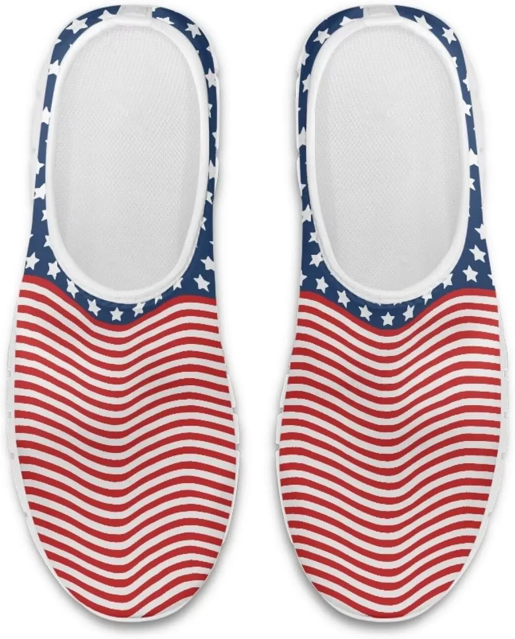 GOSTONG Sneakers for Women Slip on Home Loafers Non Slip Comfort Athletic Shoes Training Running Sneakers White US 5.5-11.5