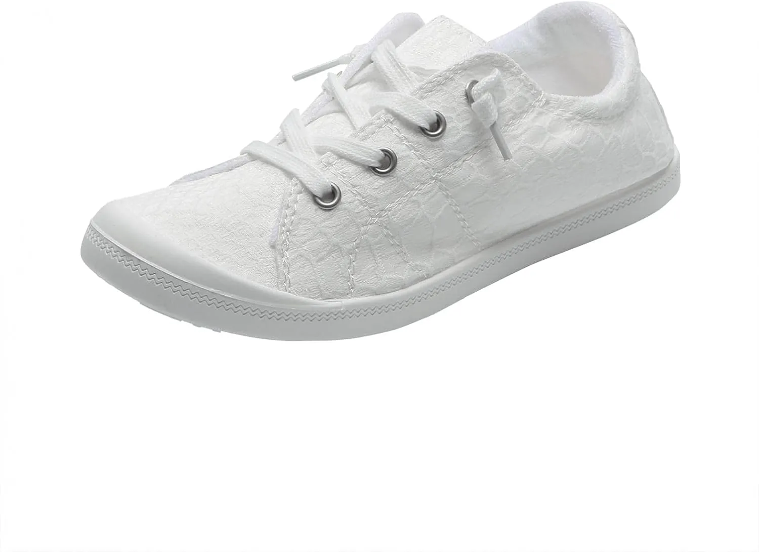 Hbeylia Low Top Canvas Shoes For Women Girls Fashion Sneakers Fashion Casual Lace Up Slip On Flats Walking Shoes Soft Lightweight Outdoor Running Sports Play Sneakers For Students School Work