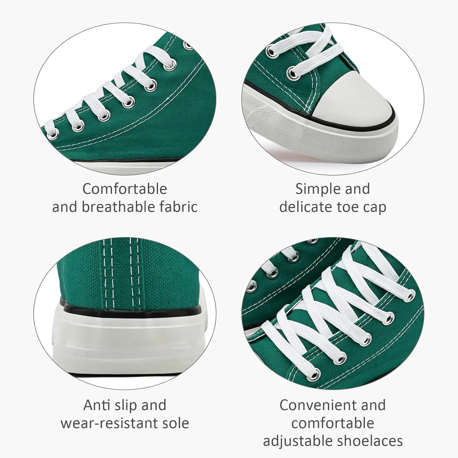 High Top Canvas Sneakers for Women Men Classic Lace Up Canvas Shoes Unisex Casual Tennis Comfortable Fashion Walking Shoes