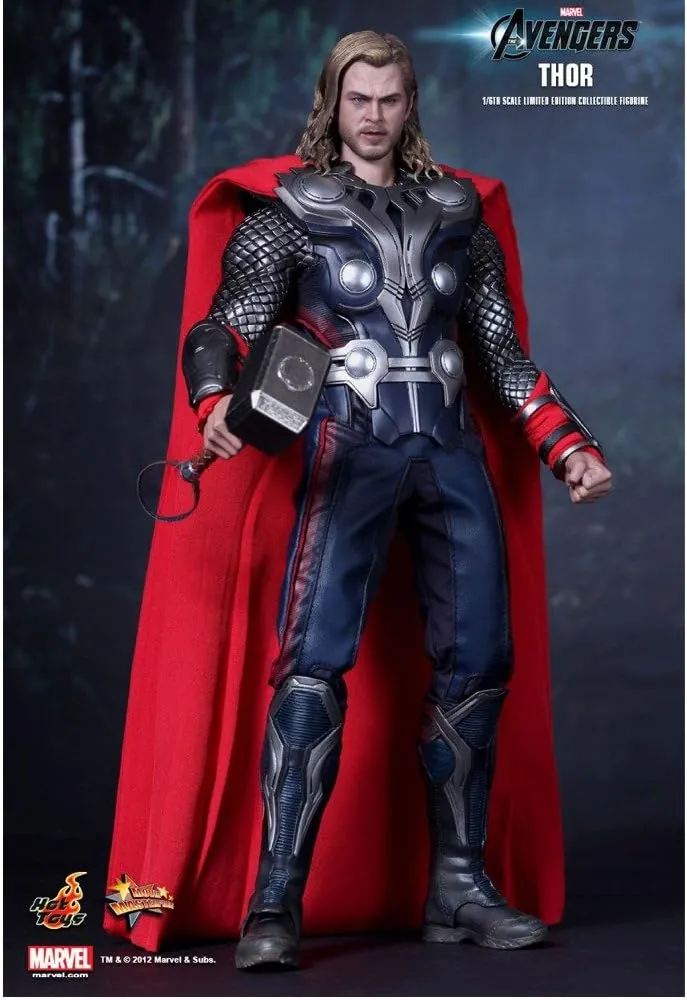 Hot ToysMovie Masterpiece - 1/6 Scale Fully Poseable Figure: The Avengers - Thor