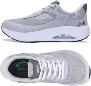 IIV Wide Toe Box Shoes for Men | Arch Support Walking Tennis Sneakers | Orthotic Shoes for Bunions, Plantar Fasciitis, Standing All Day