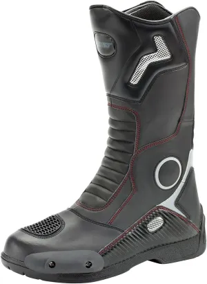 Joe Rocket 1377-0010 Ballistic Touring Men's Boots (Black, Size 10)